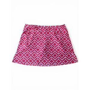 Jude Connally Skort XL Pink Geometric Print Pockets Golf Tennis NWOT